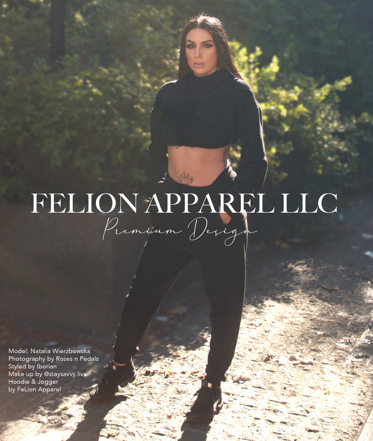 The Omen Super Cropped Hoodie (Oversized Fit) by Felion