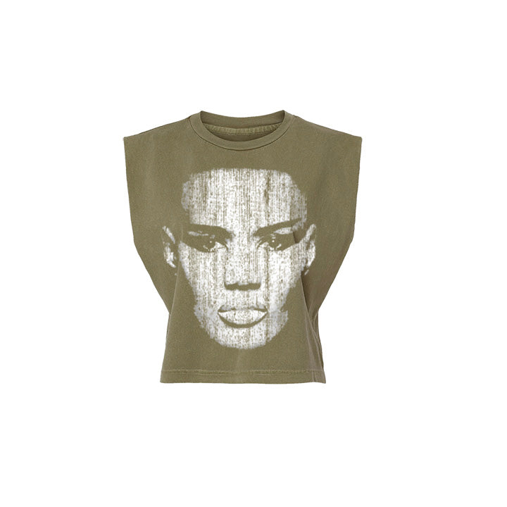 Grace Big Face Muscle Tee