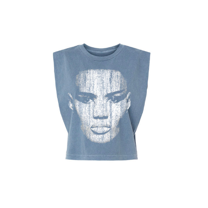 Grace Big Face Muscle Tee
