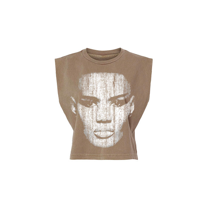 Grace Big Face Muscle Tee