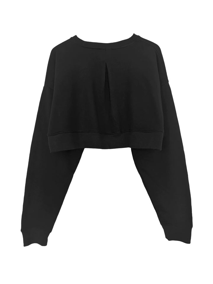 Jaaku Cropped Sweatshirt (Oversized Fit) by Felion