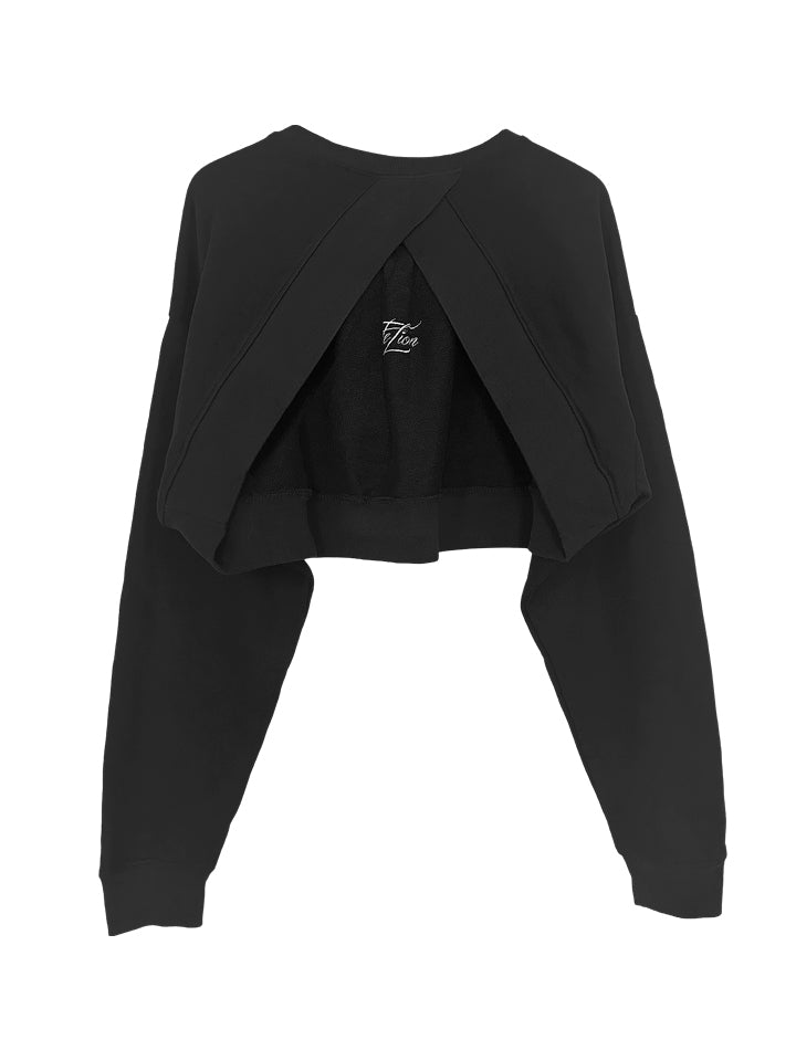 Jaaku Cropped Sweatshirt (Oversized Fit) by Felion