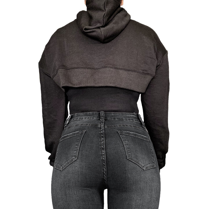 The Omen Super Cropped Hoodie (Oversized Fit) by Felion