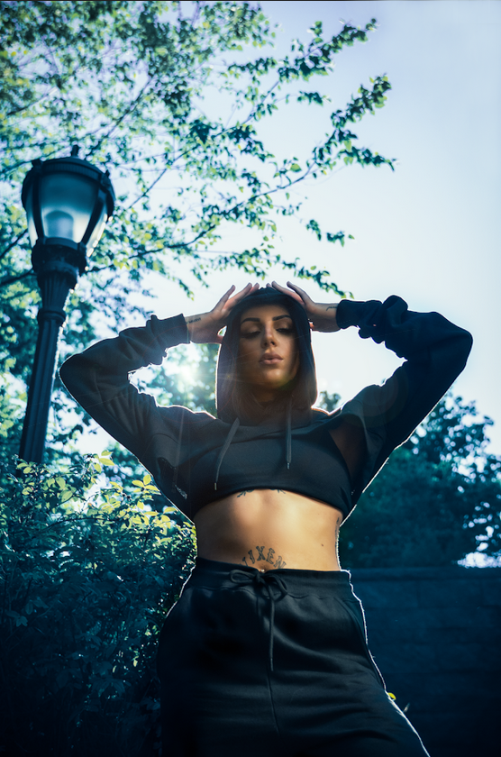 The Omen Super Cropped Hoodie (Oversized Fit) by Felion