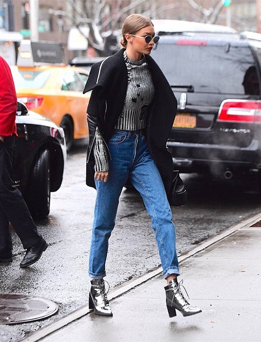 Mila Vintage High Waist Slim Boyfriend Jeans