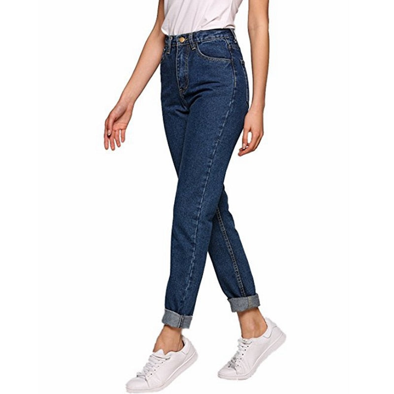 Mila Vintage High Waist Slim Boyfriend Jeans