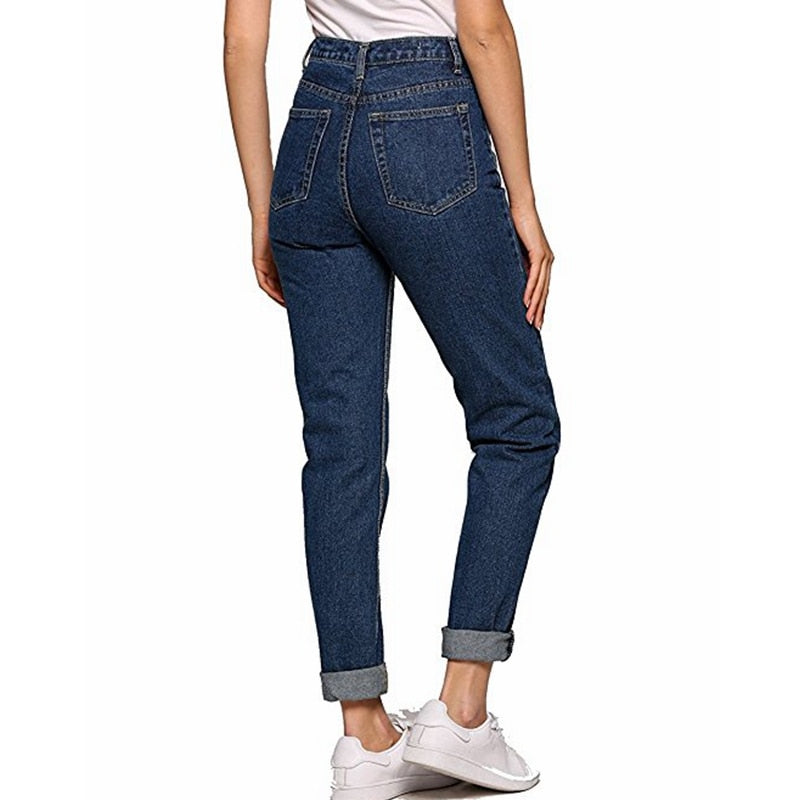 Mila Vintage High Waist Slim Boyfriend Jeans
