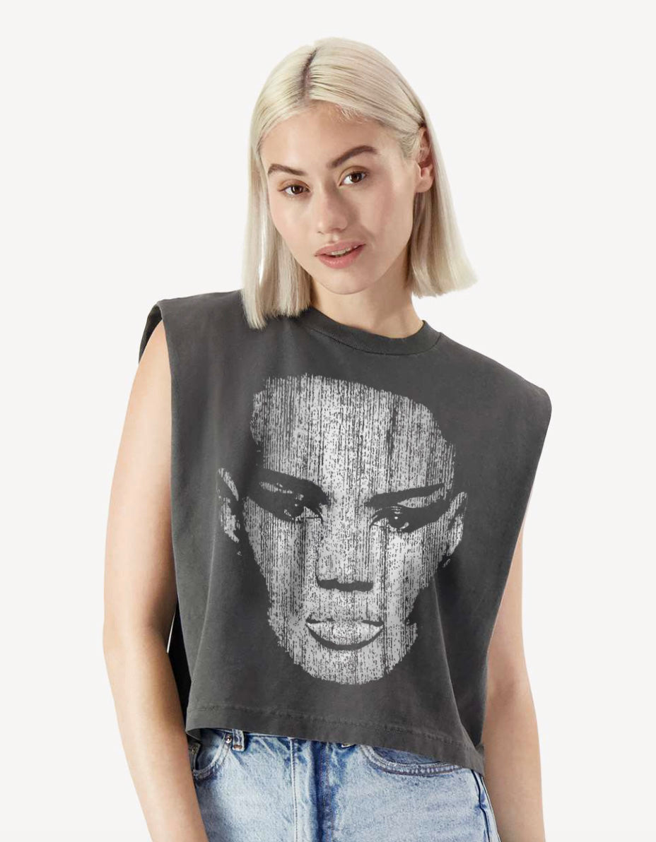 Grace Big Face Muscle Tee