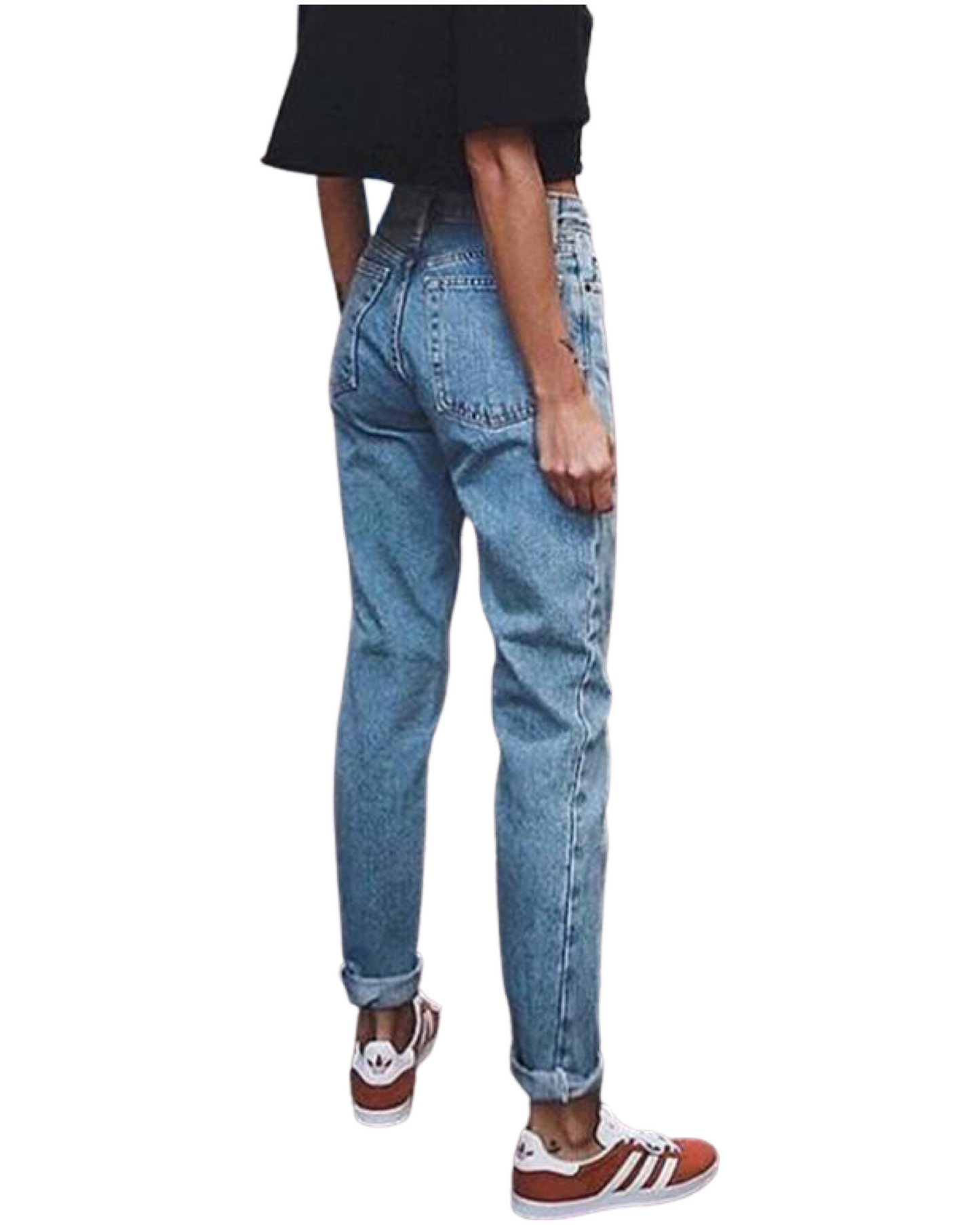 Mila Vintage High Waist Slim Boyfriend Jeans